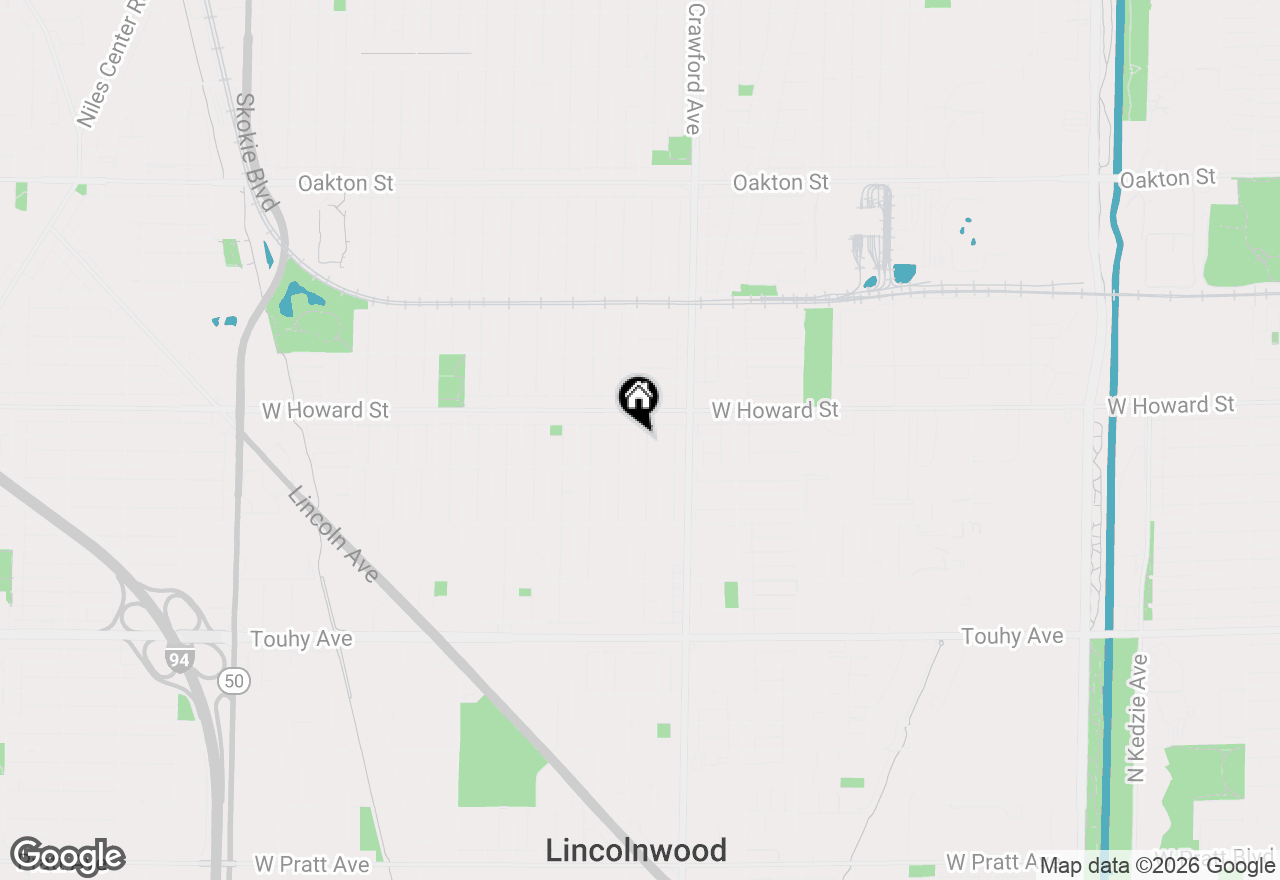 Map of 7525 Karlov Avenue, Skokie, IL 60076