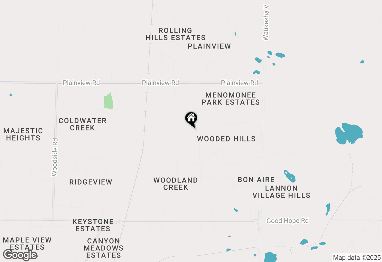 Map of W225N7670 Woodland Creek Dr #LT1, Sussex, WI 53089