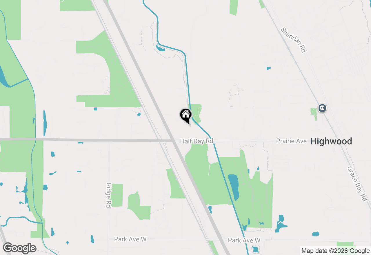 Map of 1240 Eaton Court, Highland Park, IL 60035