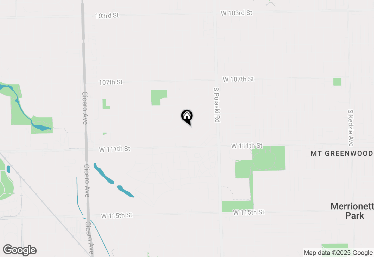 Map of 10942 S Keeler Avenue, Oak Lawn, IL 60453