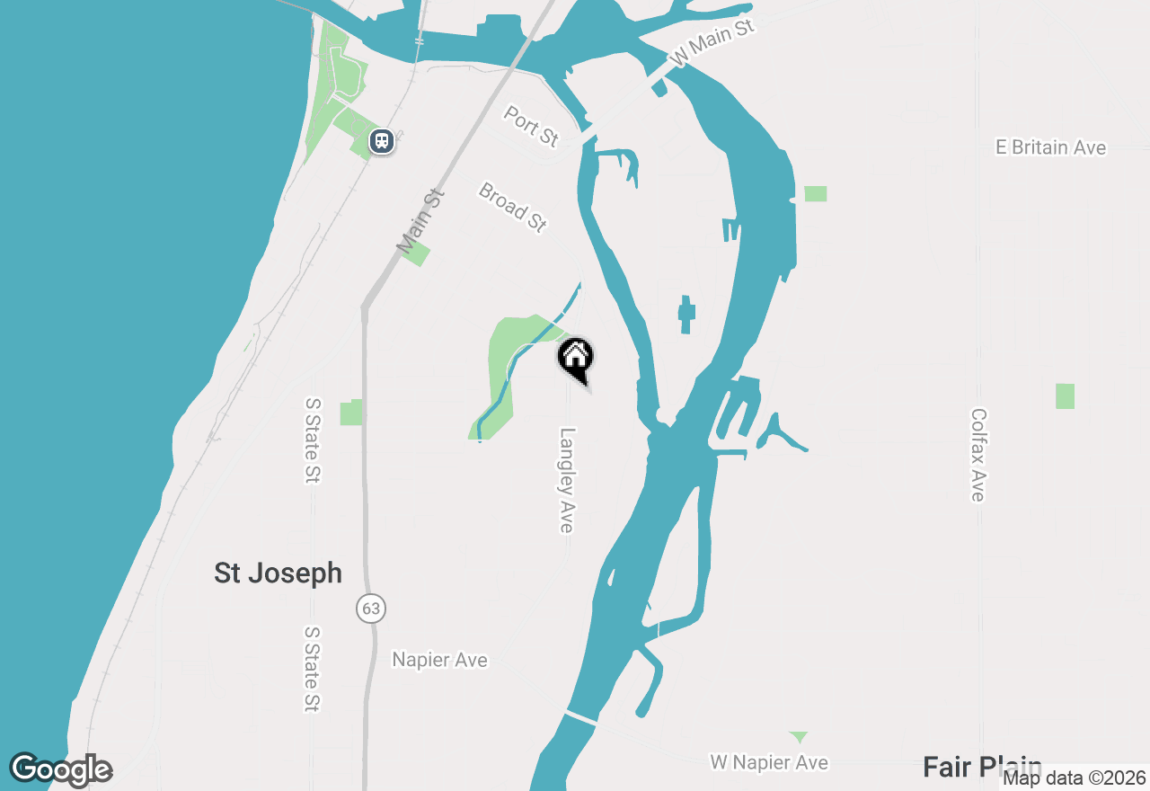 Map of 1503 Langley Avenue, St. Joseph, MI 49085