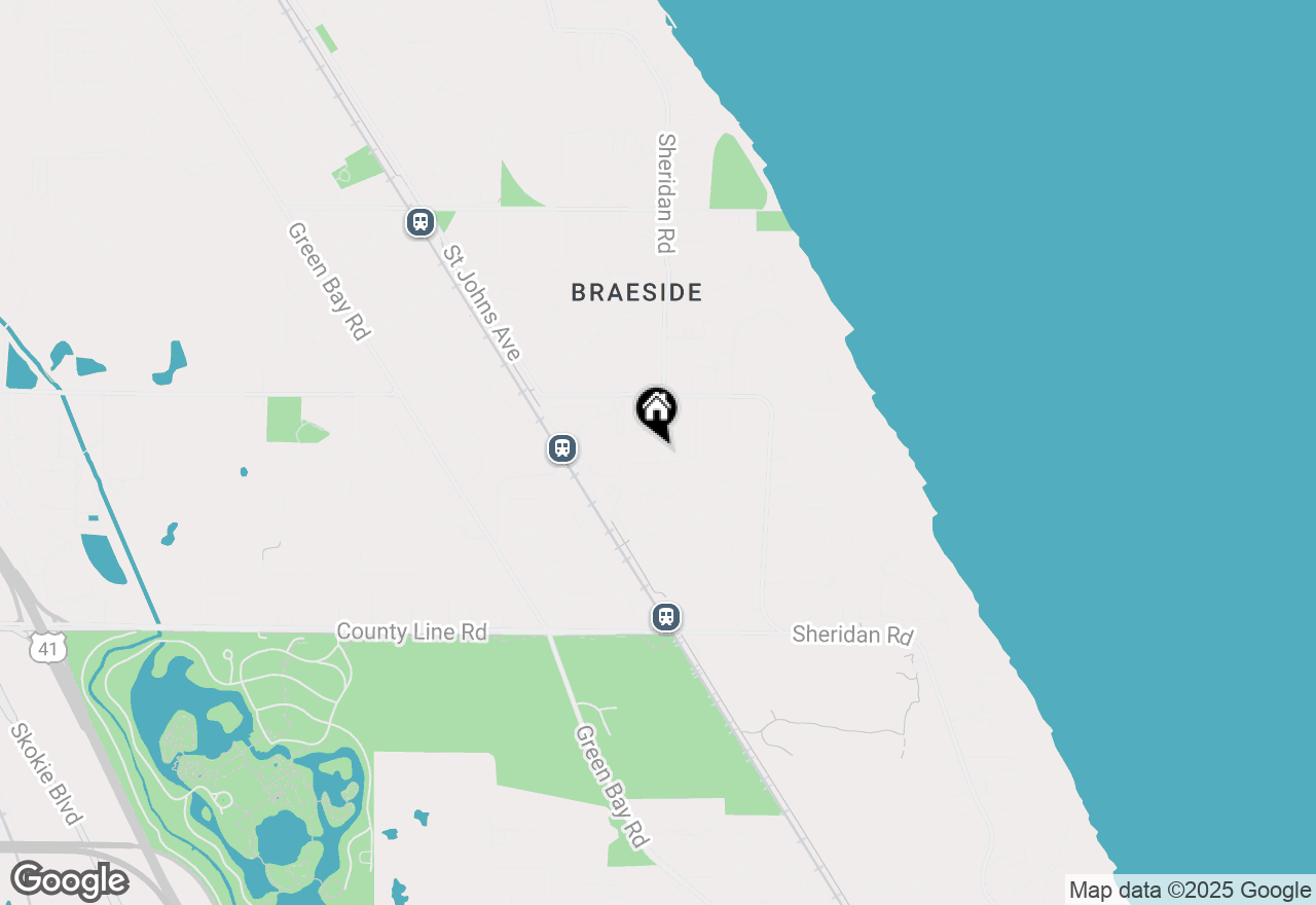 Map of 300 Lincolnwood Road, Highland Park, IL 60035