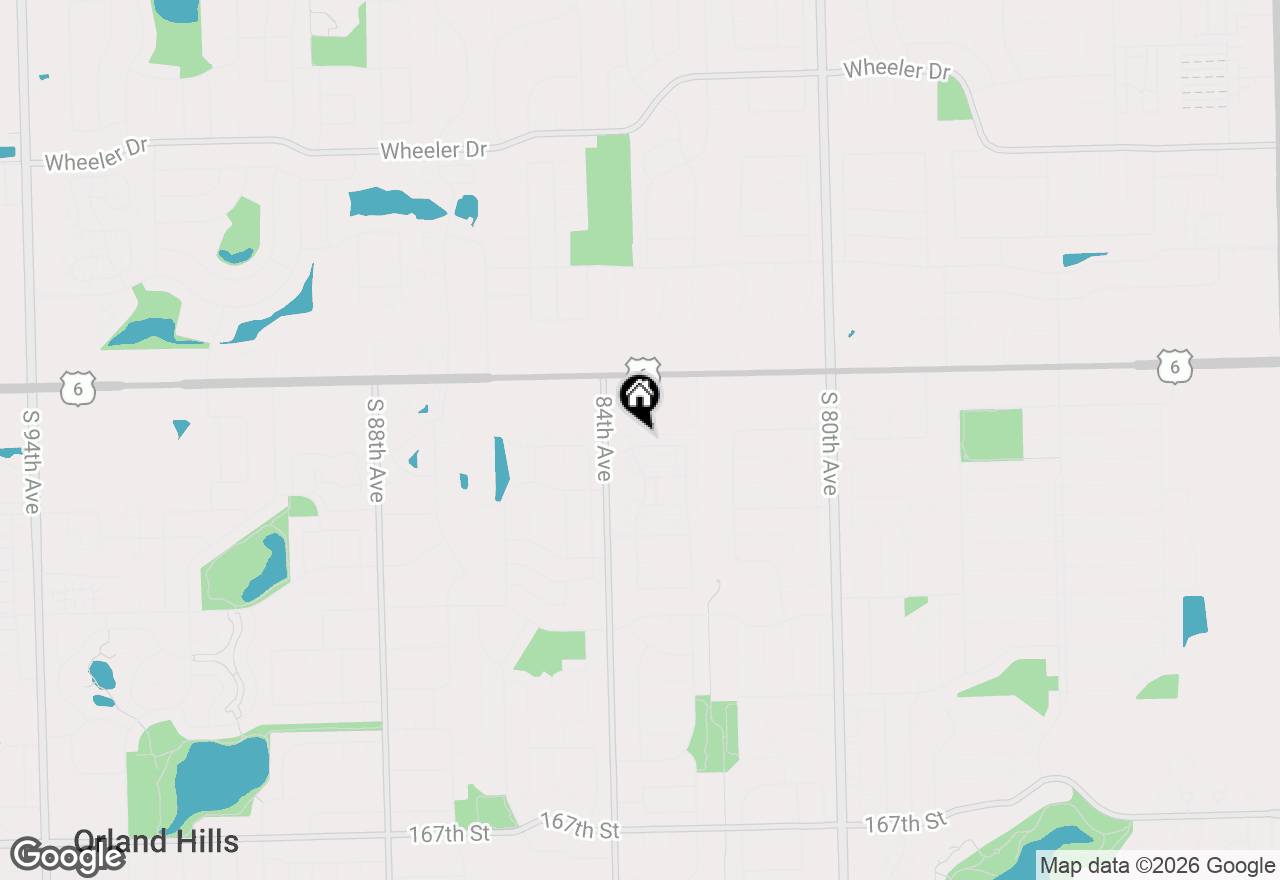 Map of 8324 160th Place #3W, Tinley Park, IL 60477