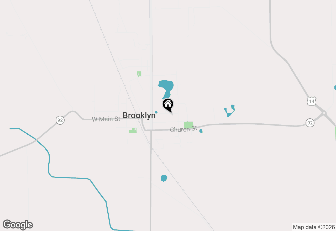 Map of 220-222 Lincoln Street, Brooklyn, WI 53521