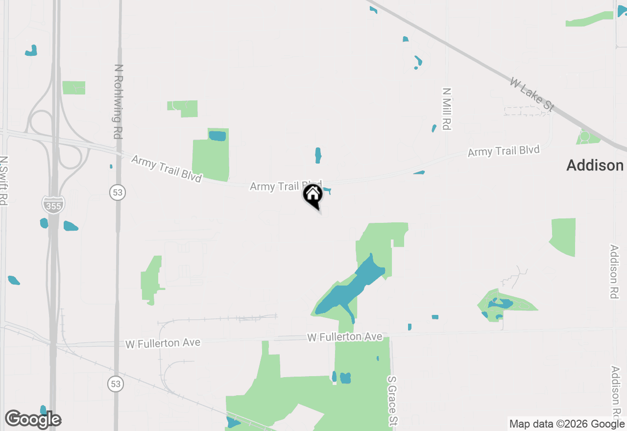 Map of 958 W Stonehedge Drive, Addison, IL 60101