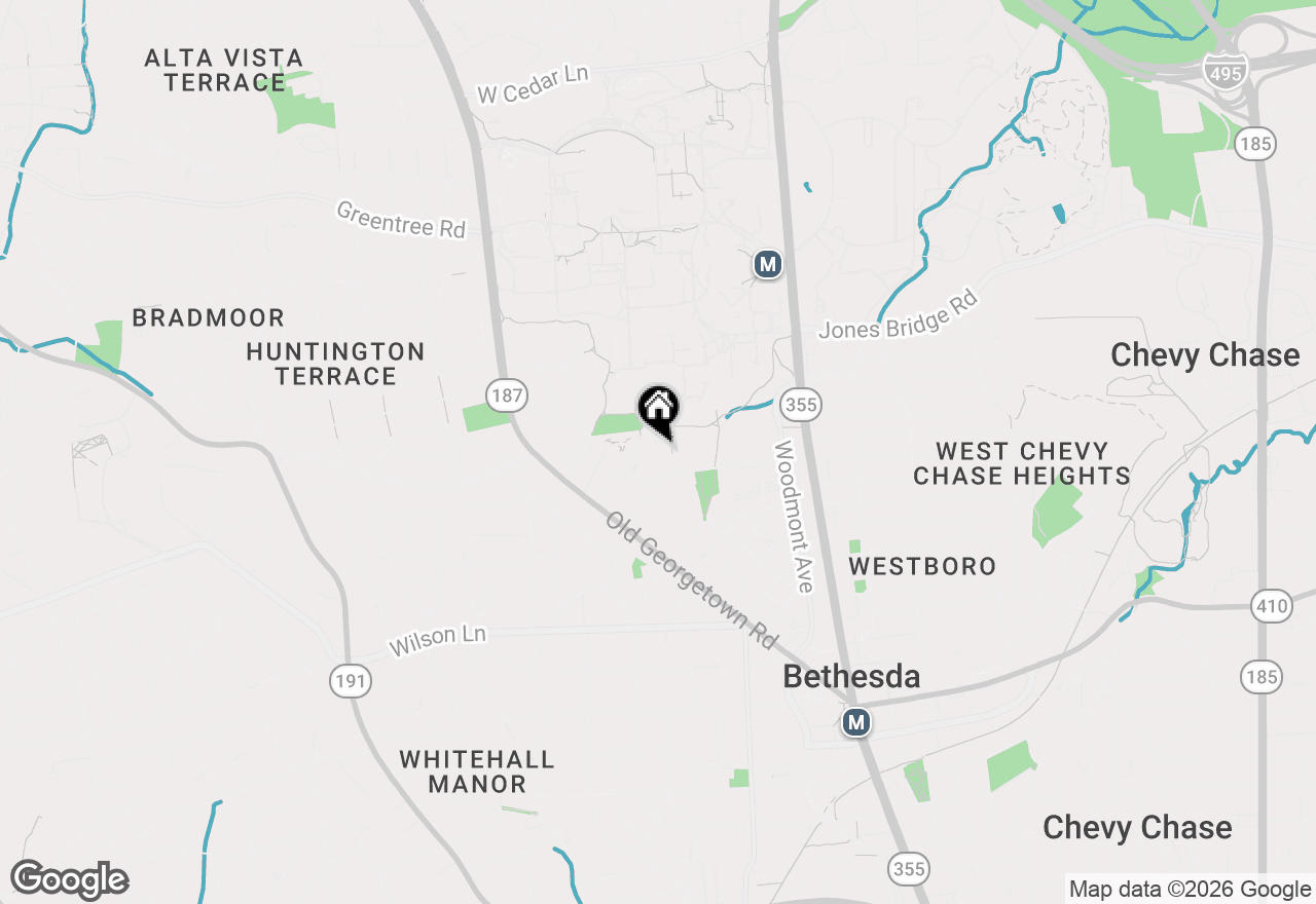 Map of 4977 Battery Lane #414, Bethesda, MD 20814