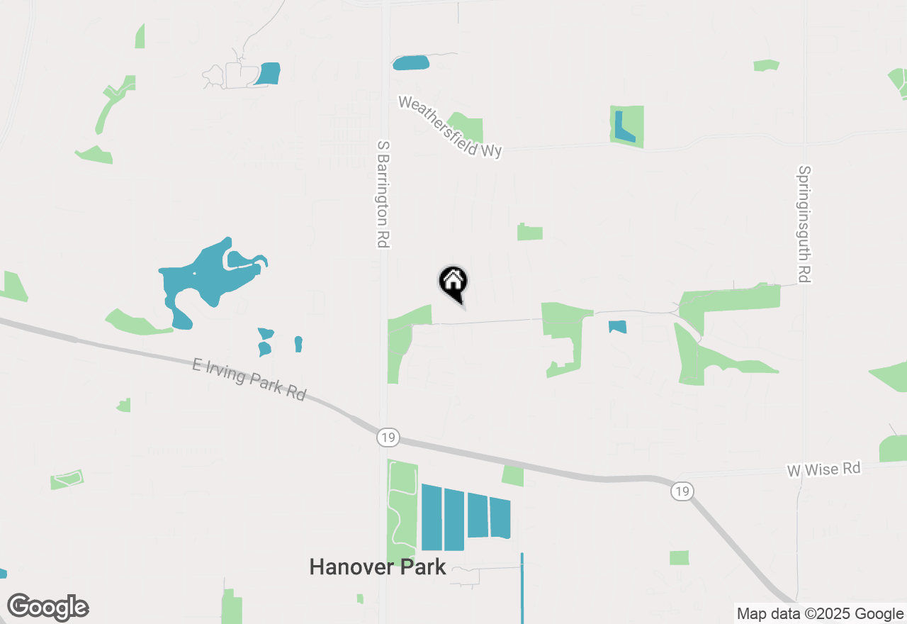 Map of 7784 Huntington Circle S, Hanover Park, IL 60133