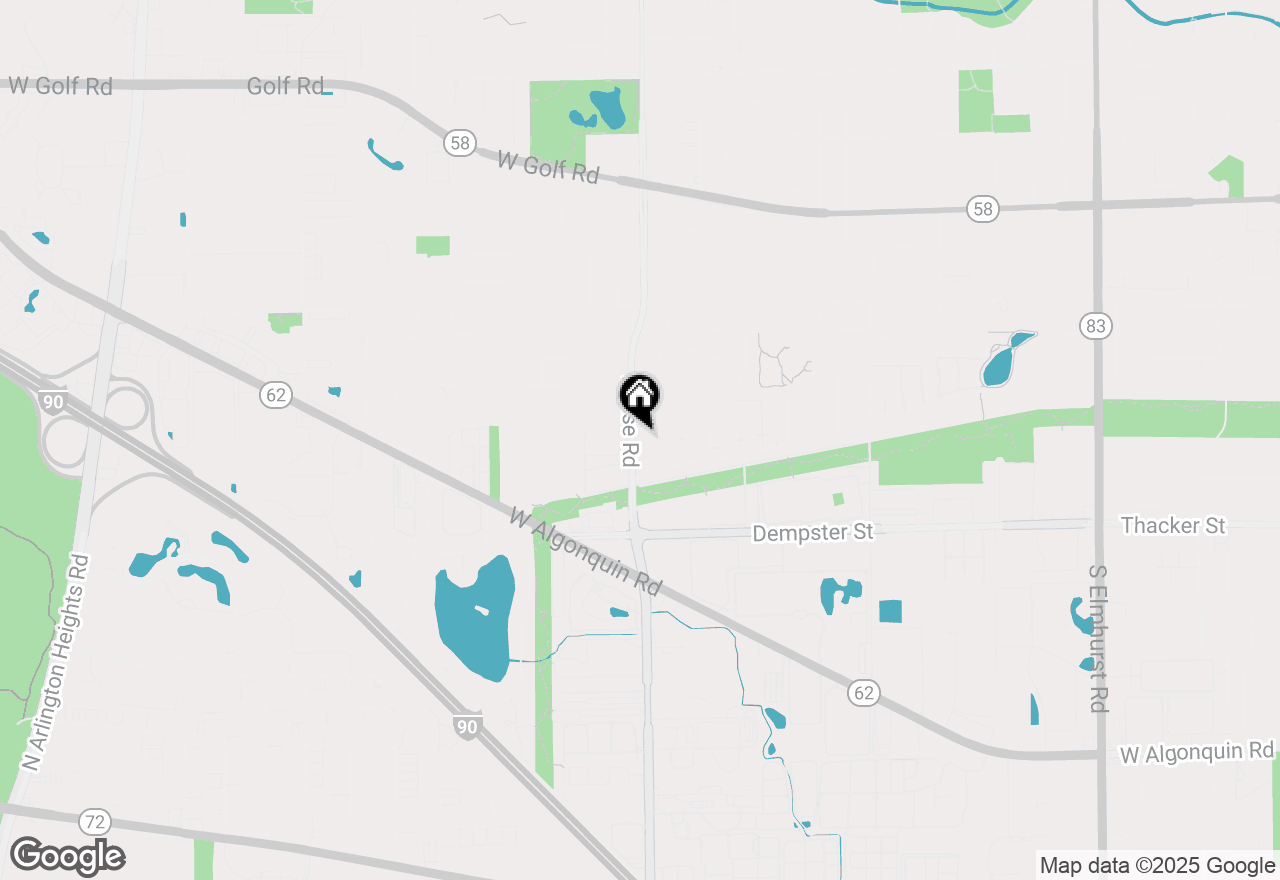 Map of 1437 S Busse Road, Mount Prospect, IL 60056