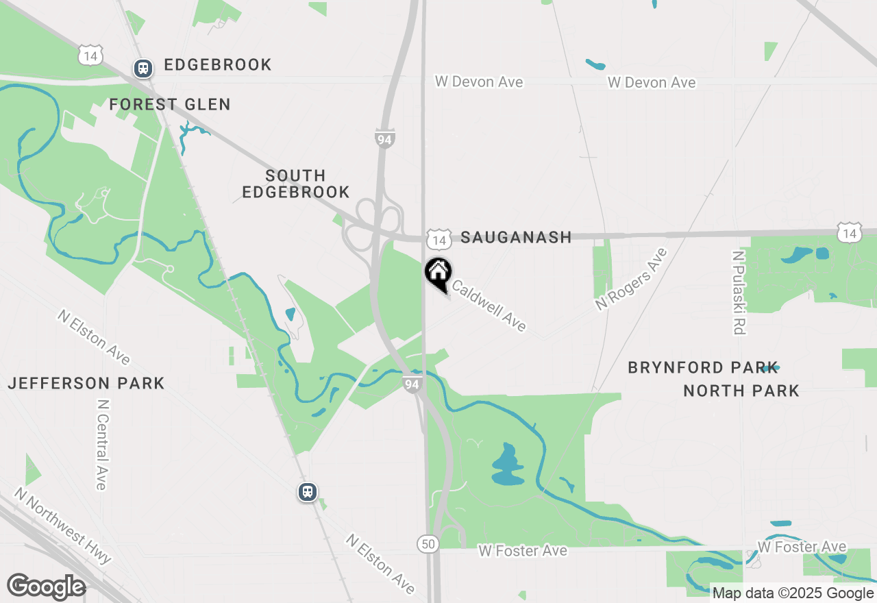 Map of 5828 N Keating Avenue, Chicago, IL 60646