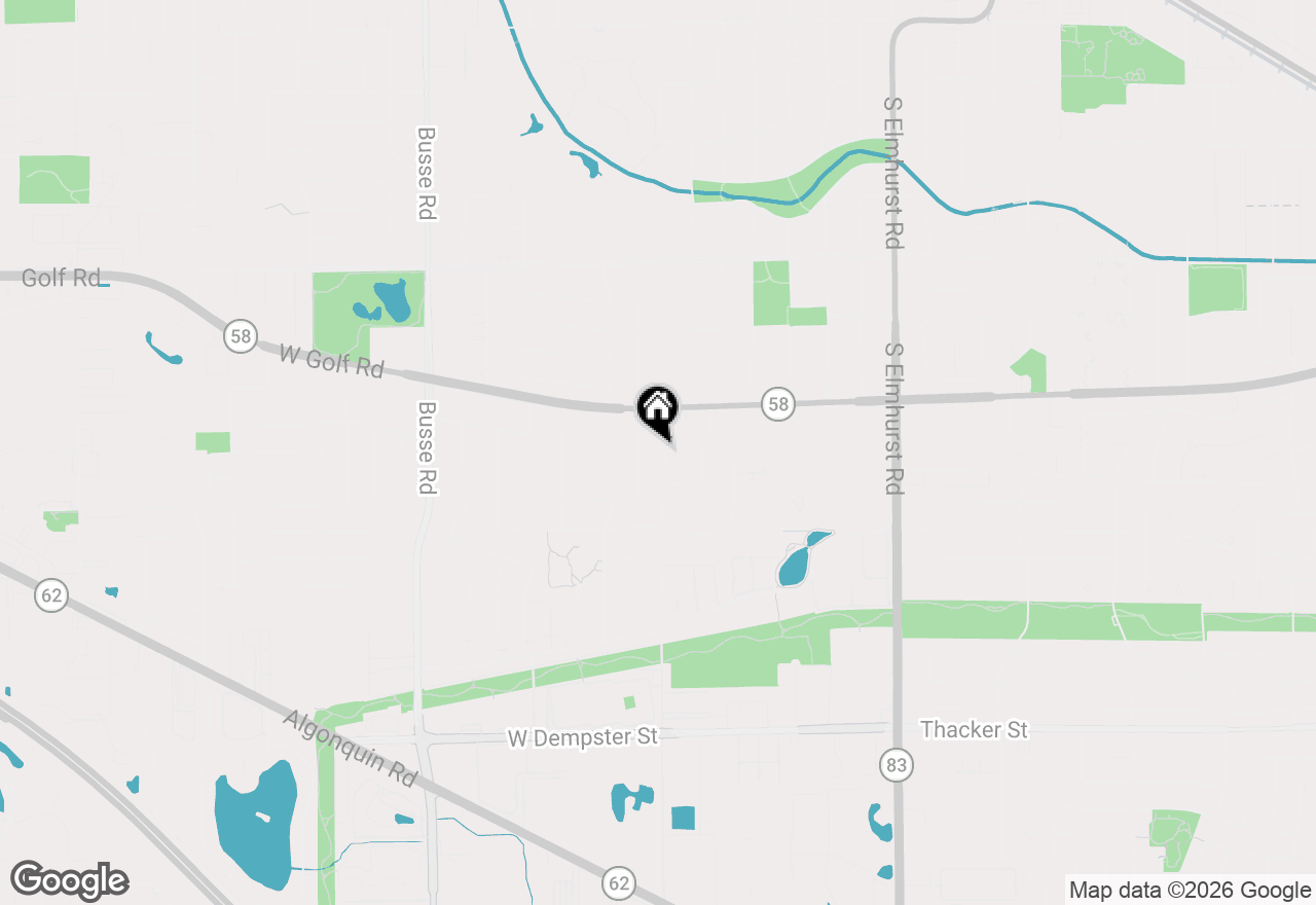 Map of 1012 S Church Road, Mount Prospect, IL 60056
