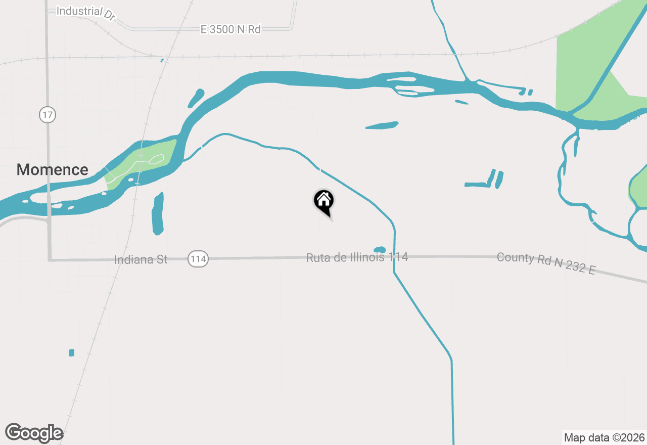 Map of 12155 E Gregg Boulevard, Momence, IL 60954