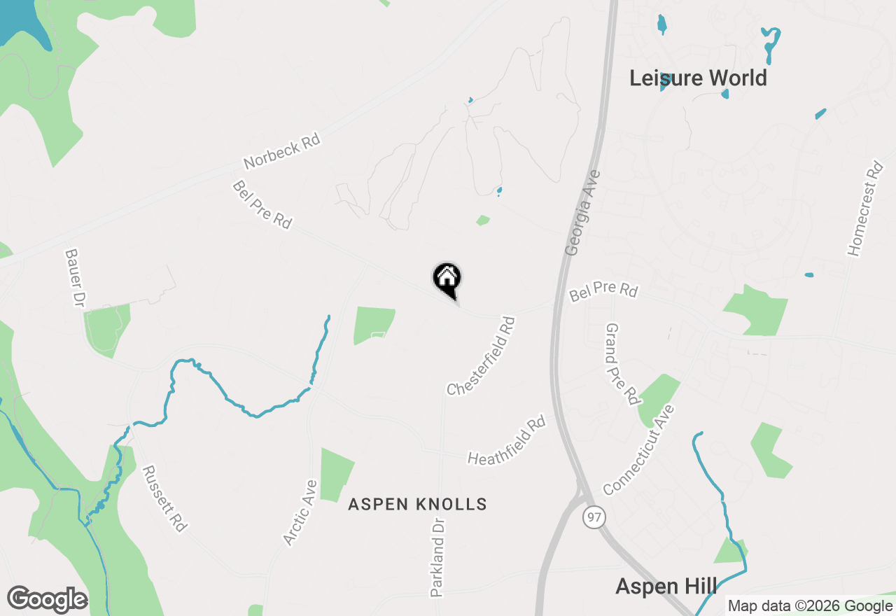Map of 4302 Bel Pre Road, Rockville, MD 20853