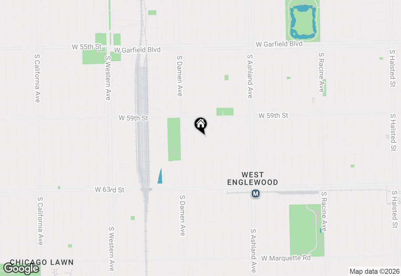 Map of 6009 S Wolcott Avenue, Chicago, IL 60636