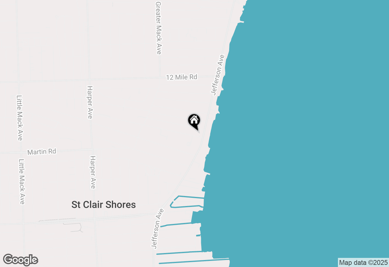 Map of 22713 Lanse Street, Saint Clair Shores, MI 48081