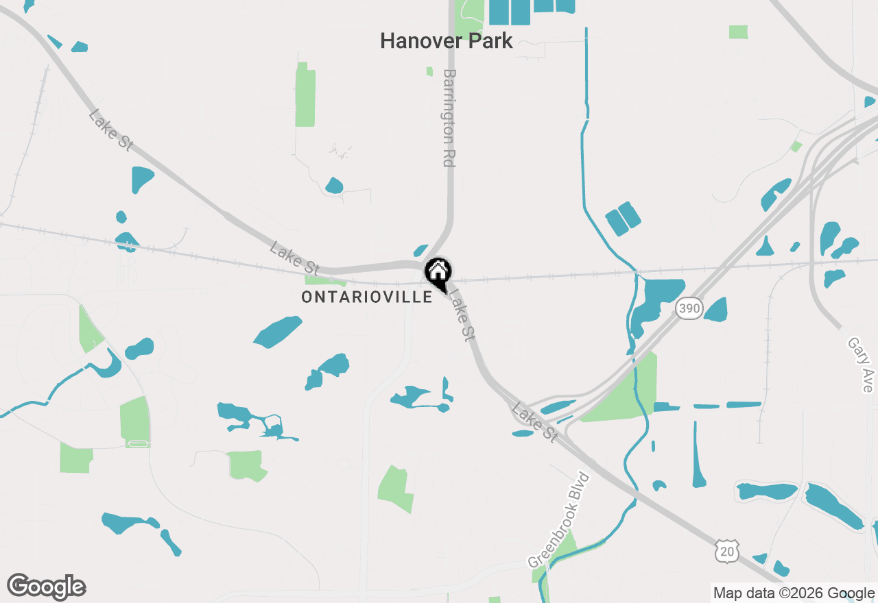 Map of 1639 Liberty Street, Hanover Park, IL 60133