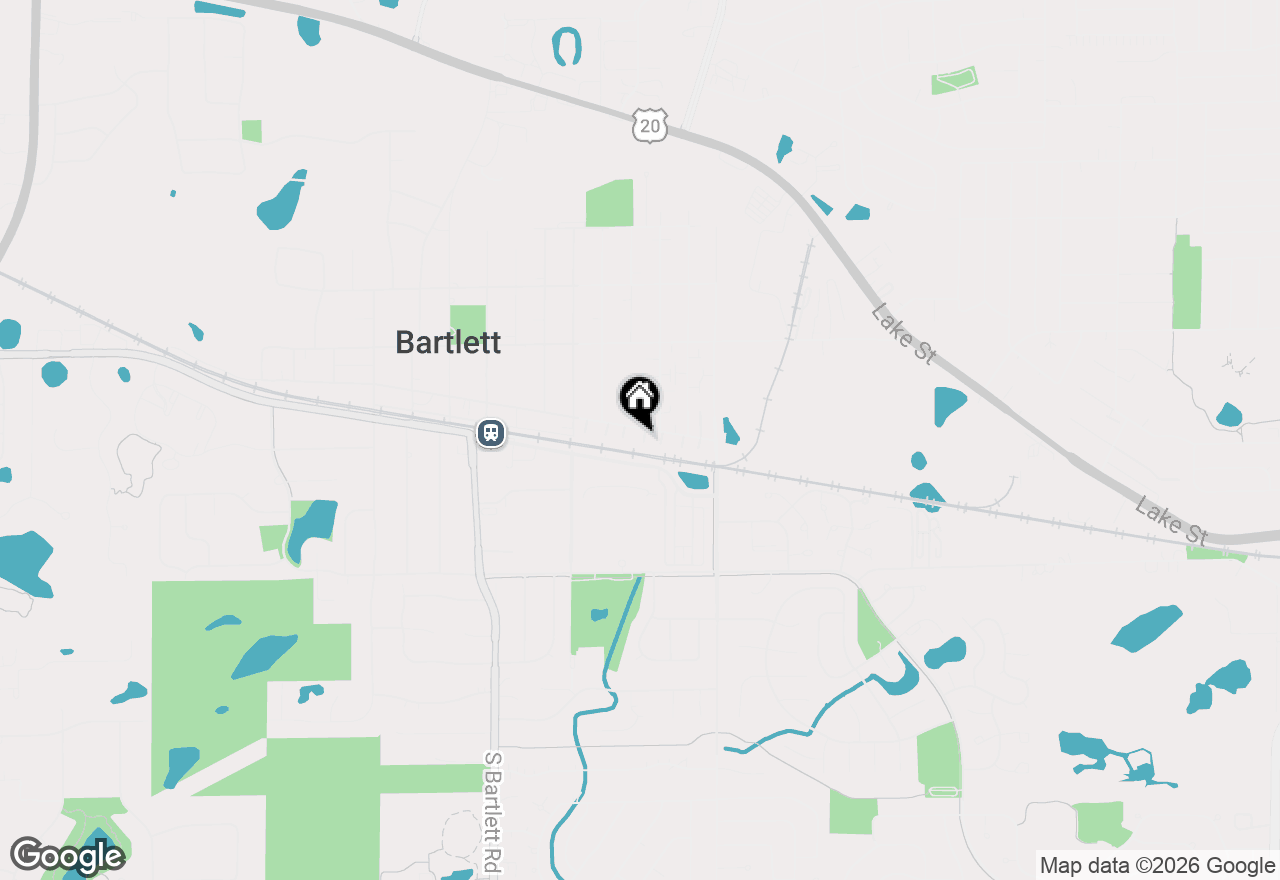 Map of (Address confidential), Bartlett, Illinois 60103