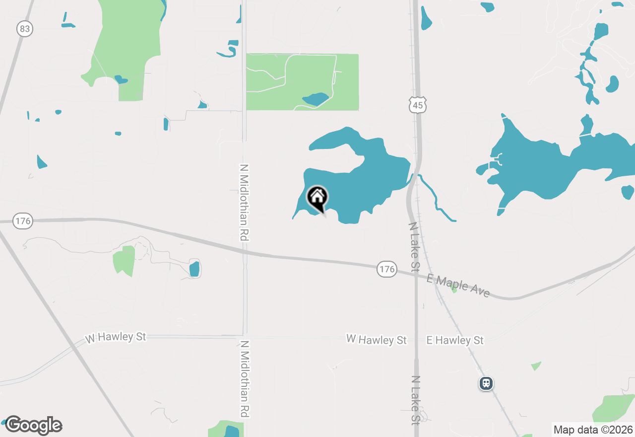 Map of 926 Lucerne Court, Mundelein, IL 60060