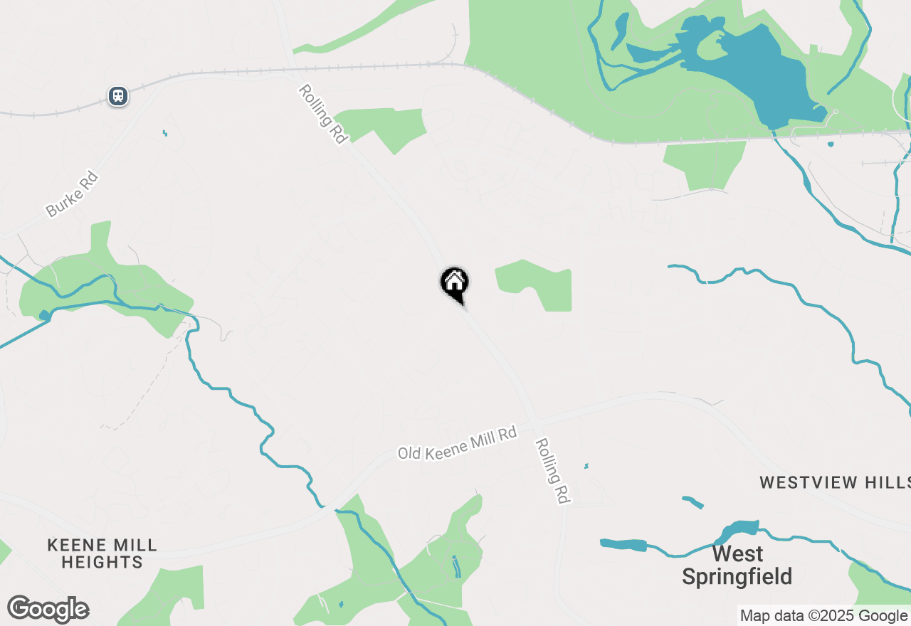 Map of 6116 Rolling Road #216, Springfield, VA 22152