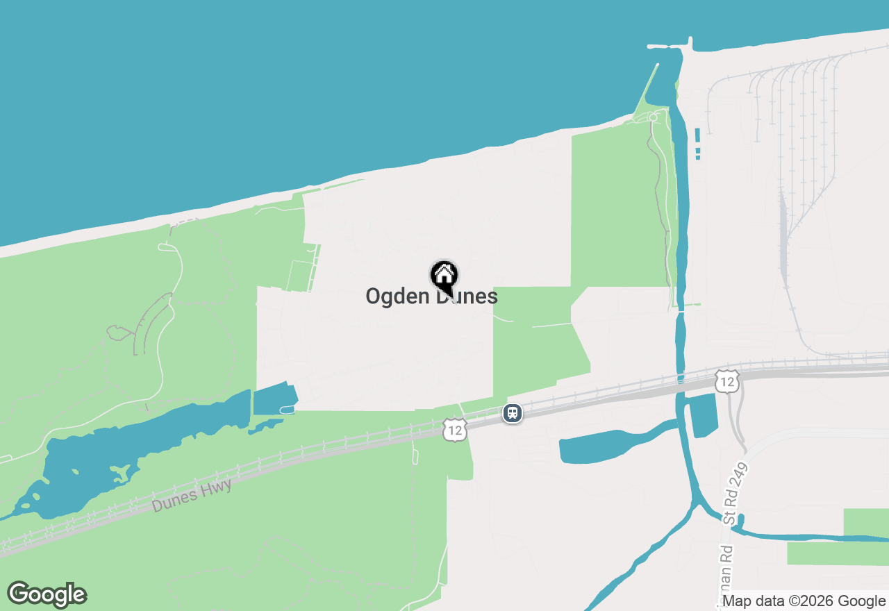 Map of 75 Hillcrest Road, Portage, IN 46368