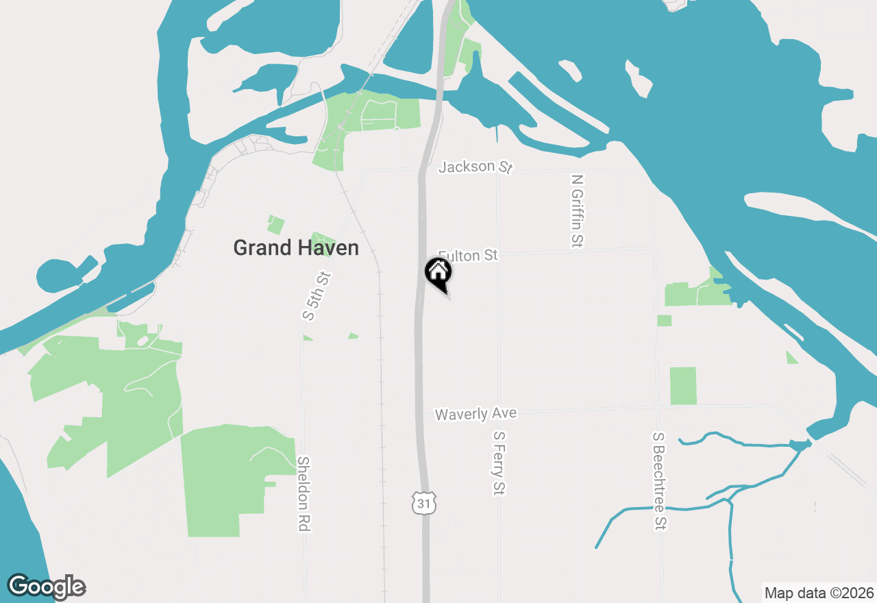 Map of 0 Washington Avenue, Grand Haven, MI 49417