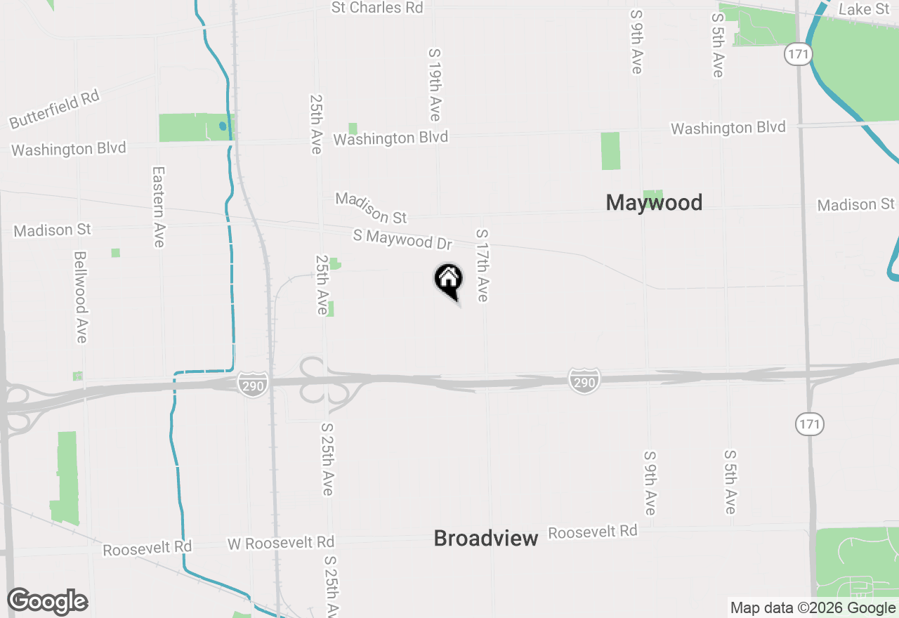 Map of 1415 S 19th Avenue, Maywood, IL 60153