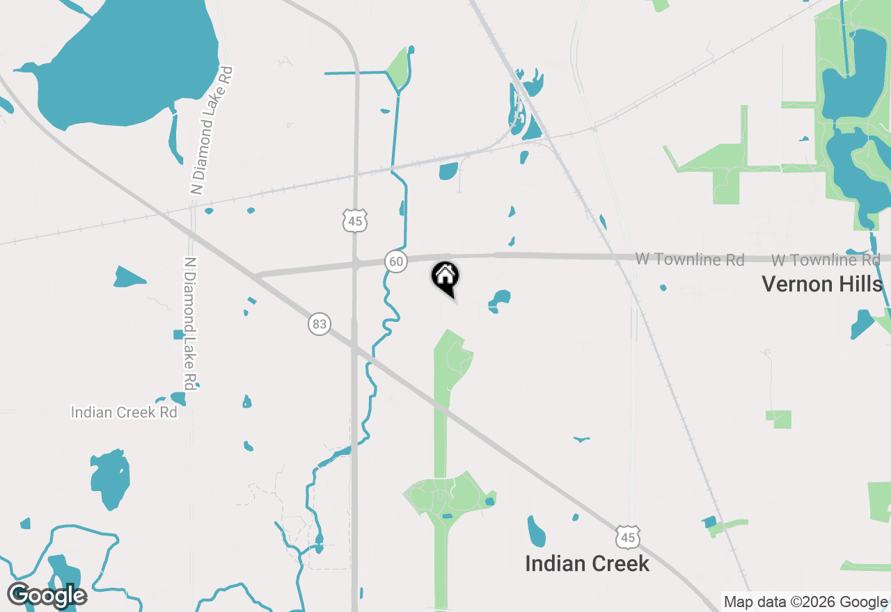 Map of 2237 Glacier Street, Mundelein, IL 60060