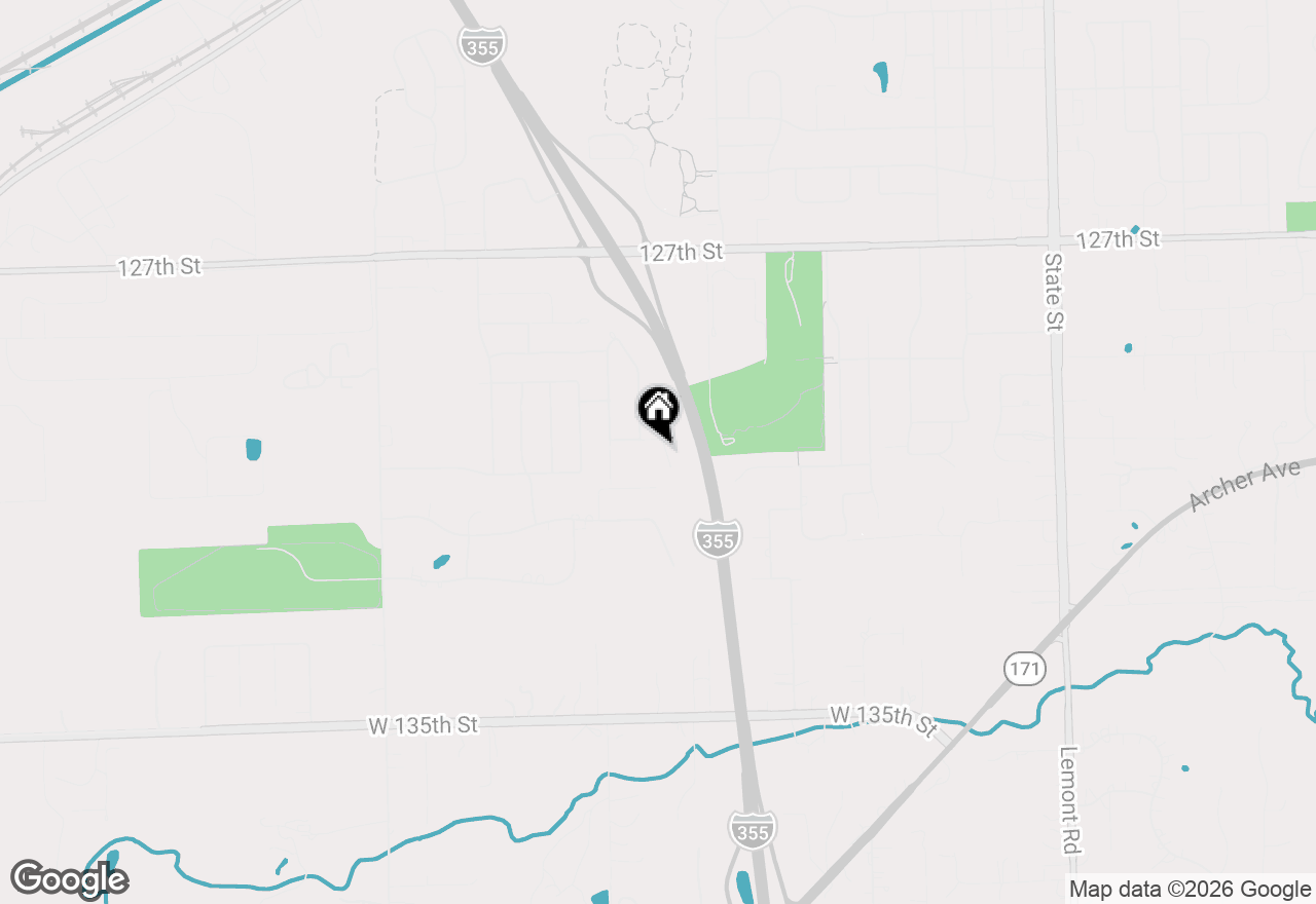 Map of 13042 Birch Path Court, Lemont, IL 60439