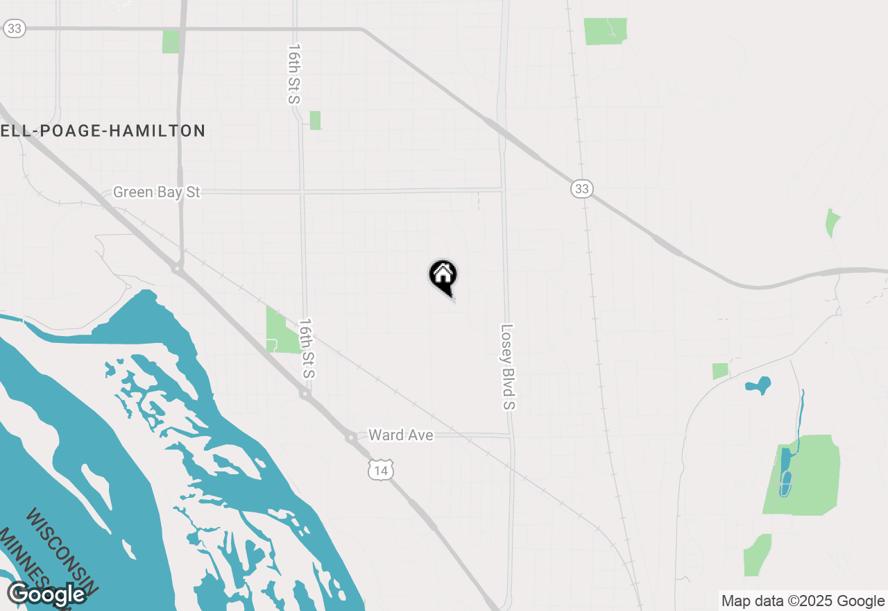 Map of 2150 21st Ter S, La Crosse, WI 54601