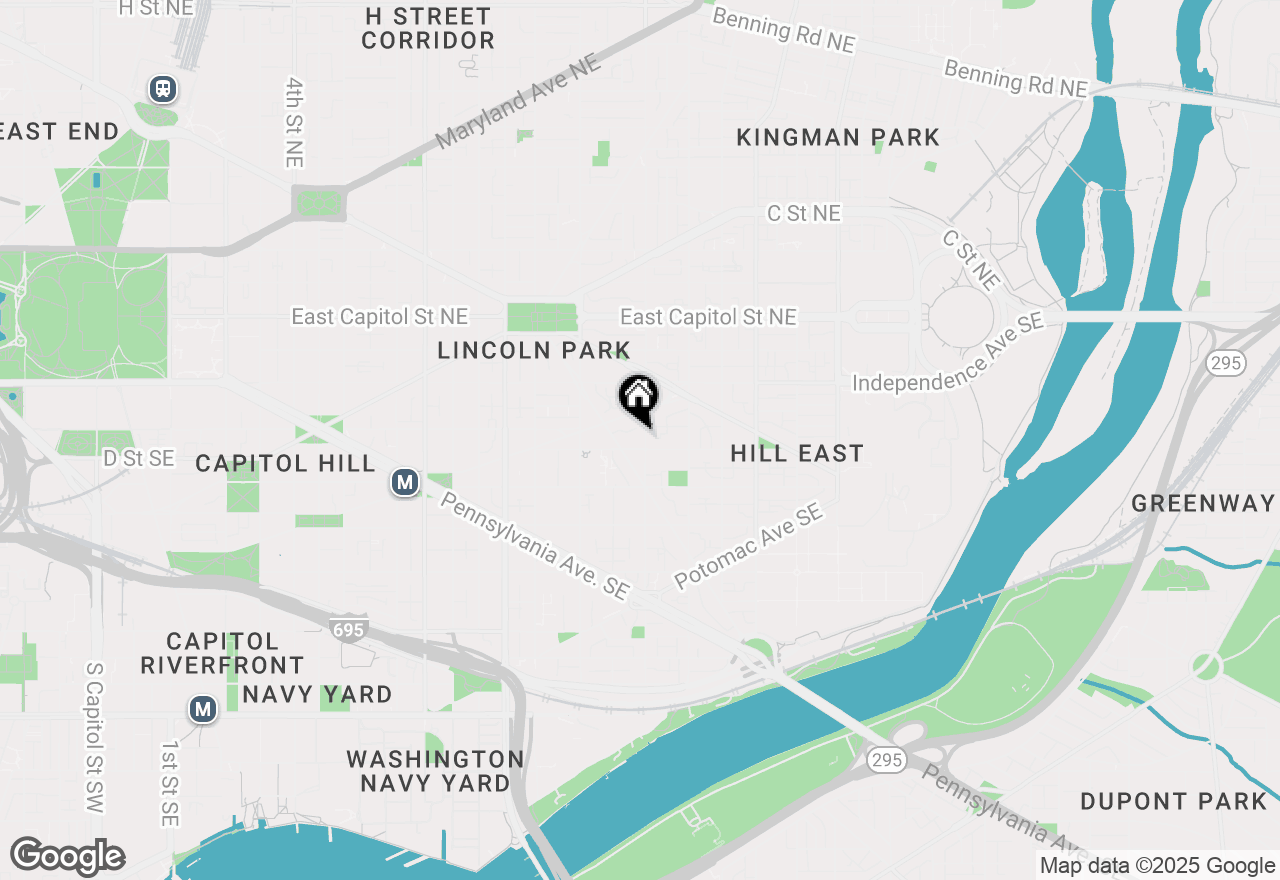 Map of 257 14th Street Se #A, Washington, DC 20003