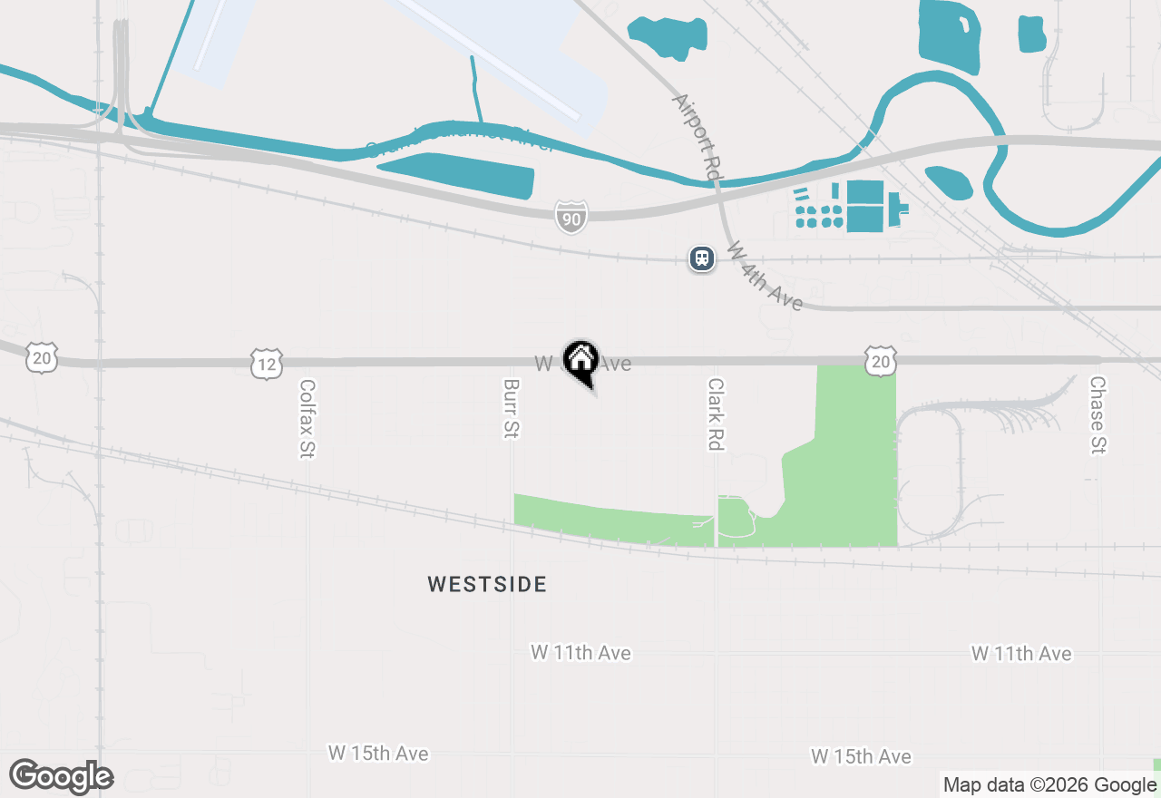 Map of 556 Durbin Street, Gary, IN 46406