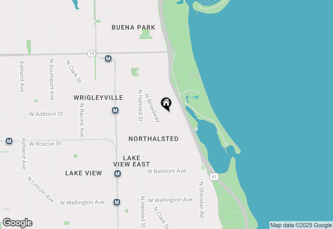 Map of 3532A N Pine Grove Avenue, Chicago, IL 60657