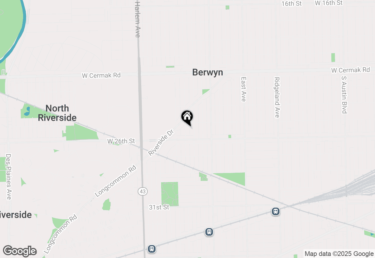 Map of 2517 Clinton Avenue, Berwyn, IL 60402