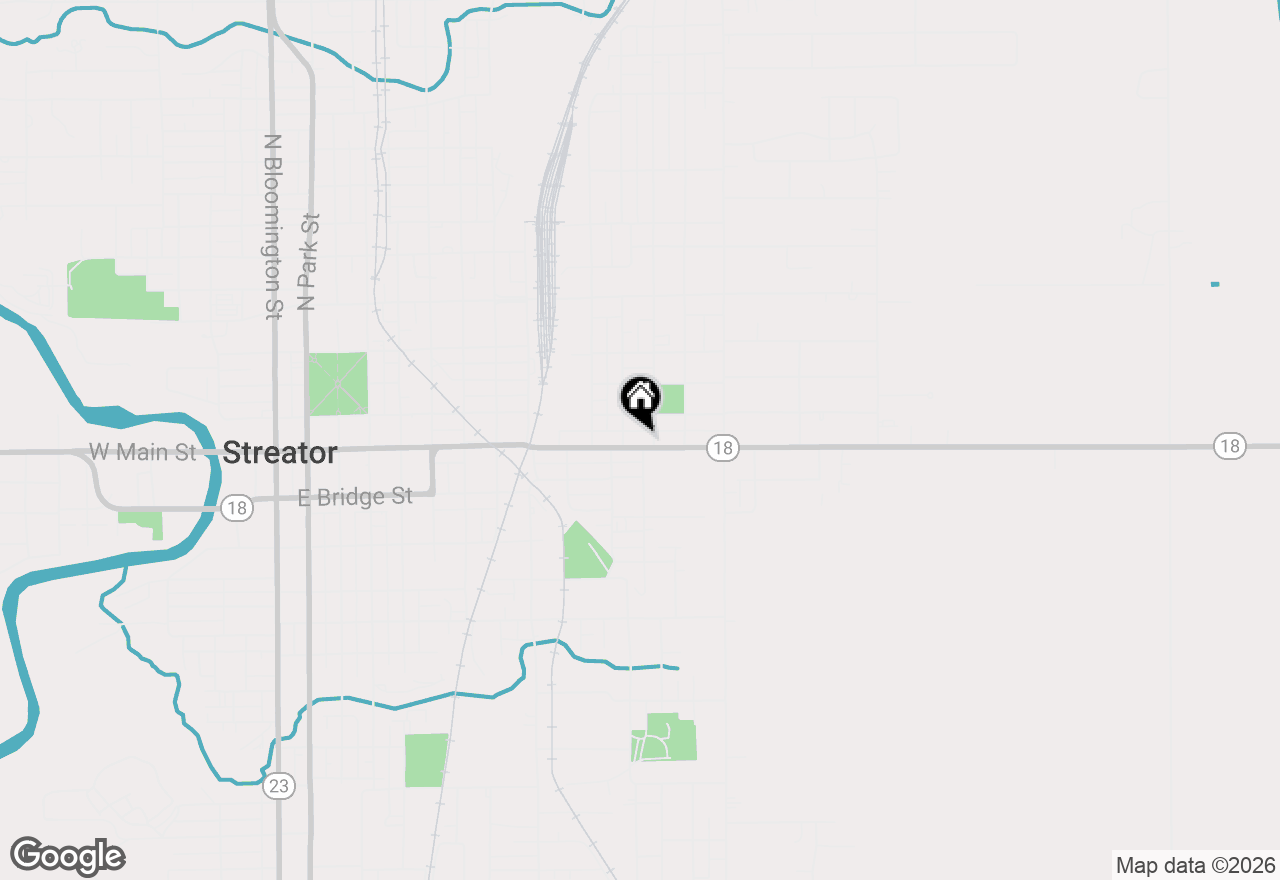 Map of 1126 E Main Street, Streator, IL 61364