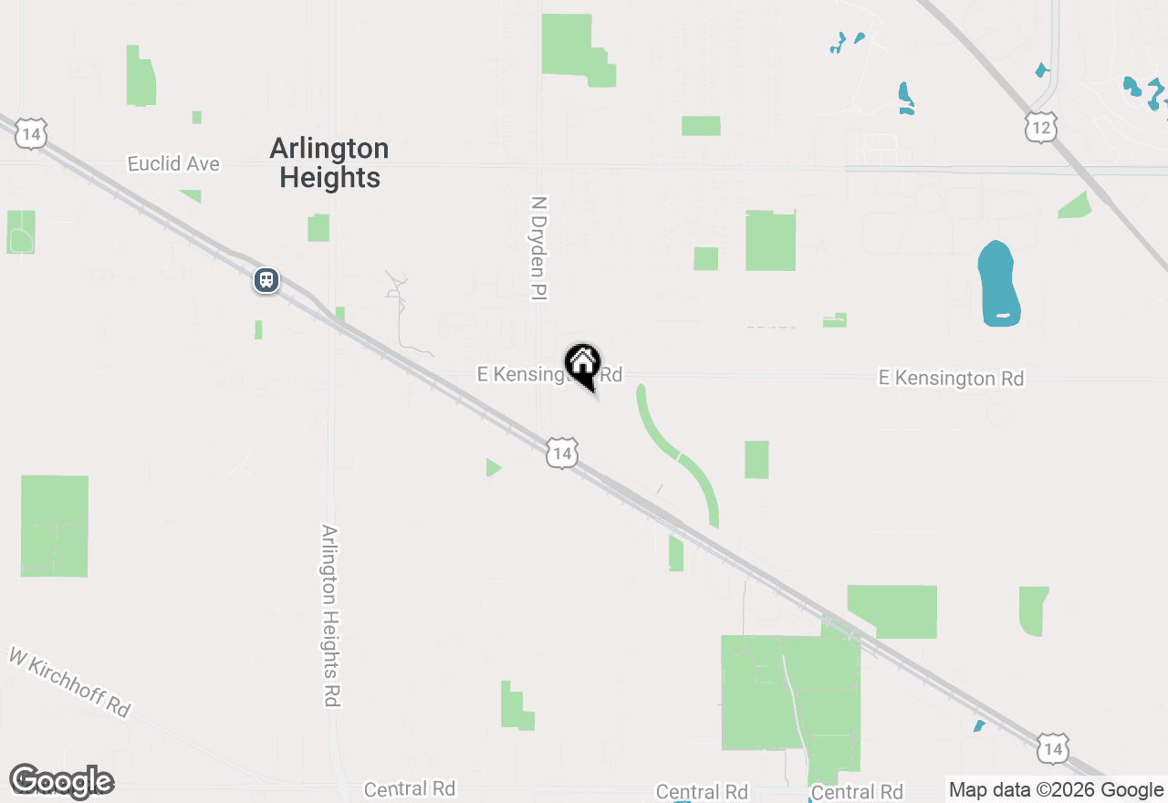 Map of 200 S Derbyshire Lane, Arlington Heights, IL 60004