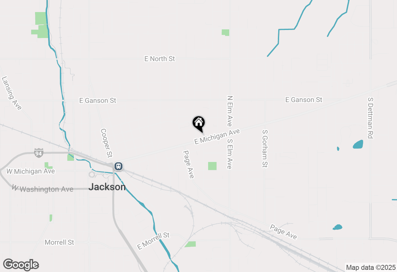 Map of 109 Edgewood Street, Jackson, MI 49201