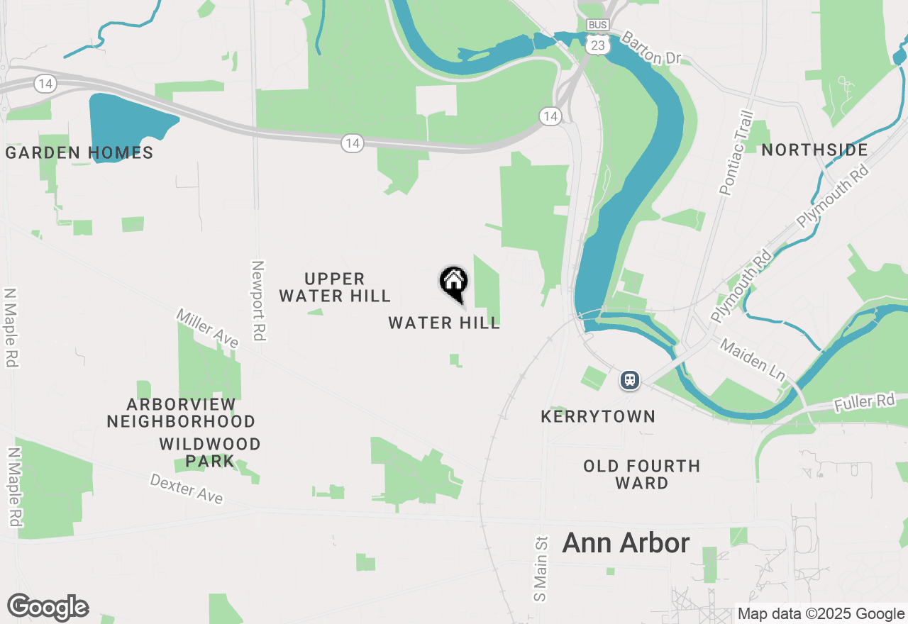 Map of 1002 Fountain Street #B, Ann Arbor, MI 48103