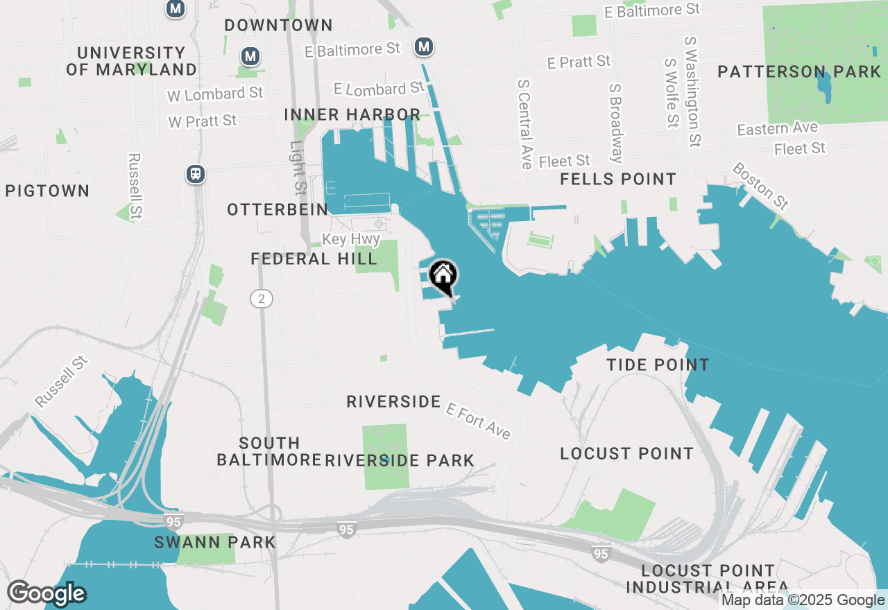 Map of 100 Harborview Drive #911, Baltimore, MD 21230