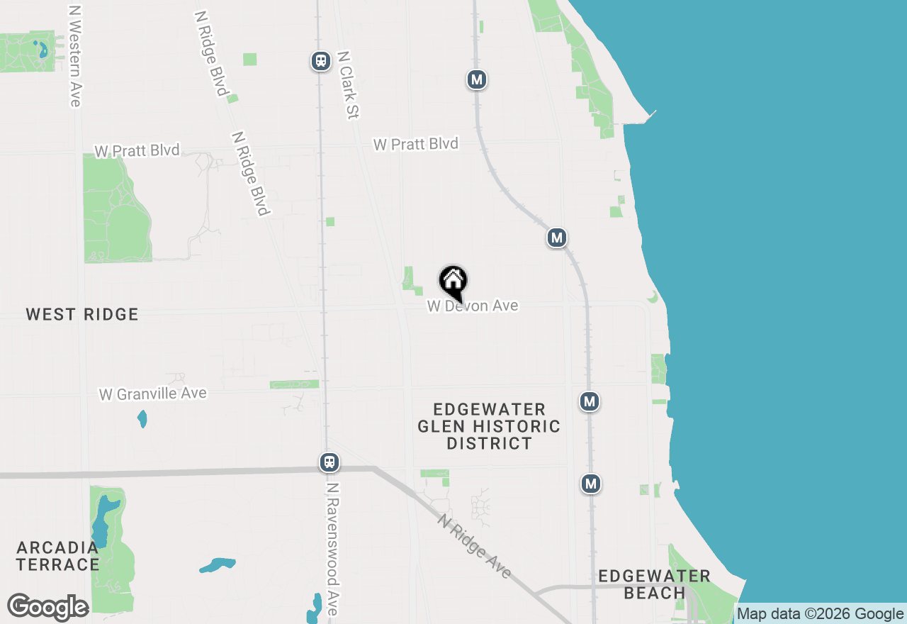Map of 1449 W Devon Avenue, Chicago, IL 60660