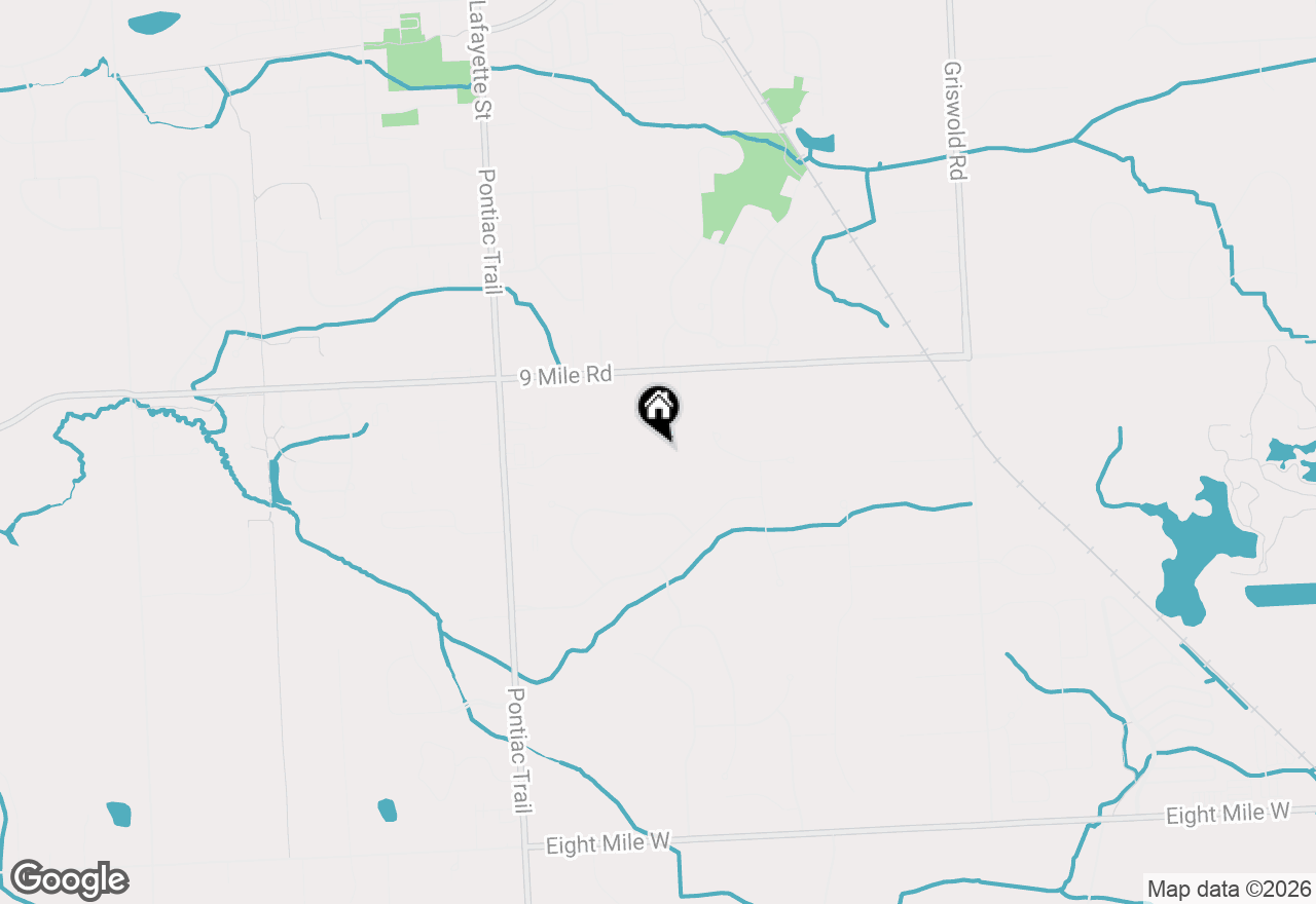 Map of 22150 Donnas Drive, South Lyon, MI 48178