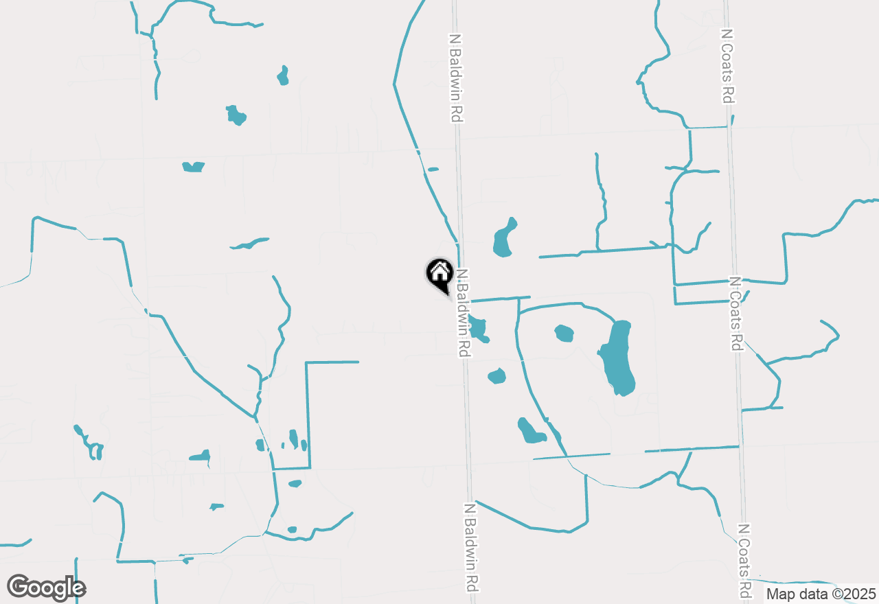 Map of 1301 Morton, Oxford, MI 48371