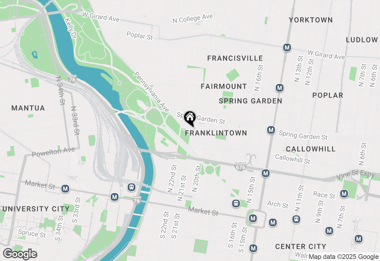 Map of 2100 Hamilton Street #2D, Philadelphia, PA 19130