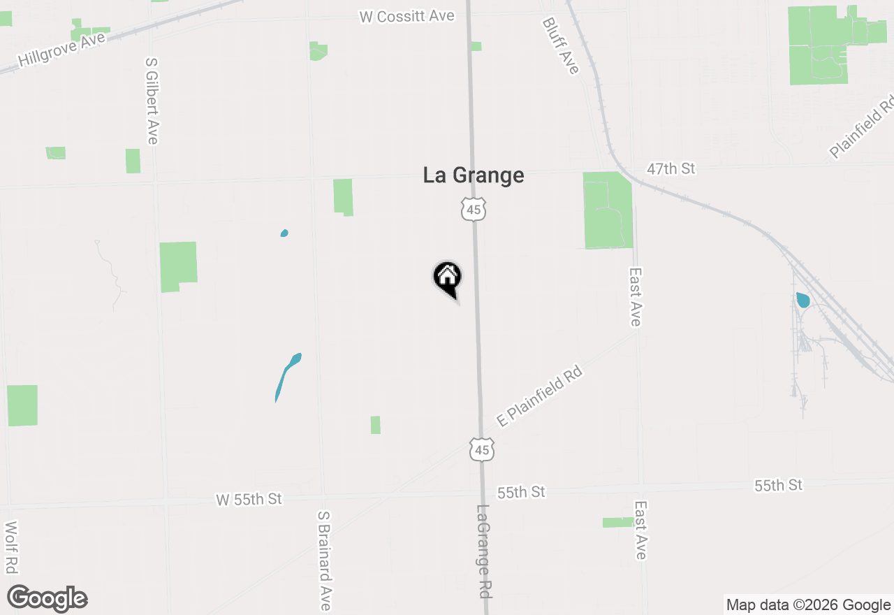 Map of 812 S Madison Avenue, La Grange, IL 60525