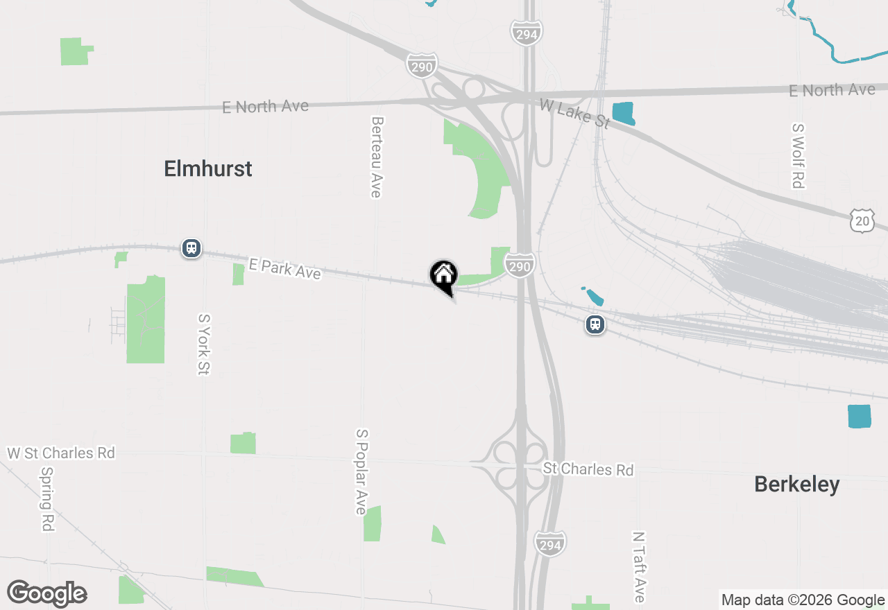 Map of 396 E Park Avenue, Elmhurst, IL 60126
