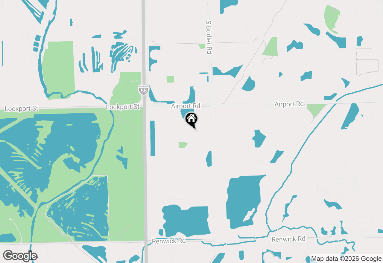 Map of 1968 W Brimstone Road, Romeoville, IL 60446