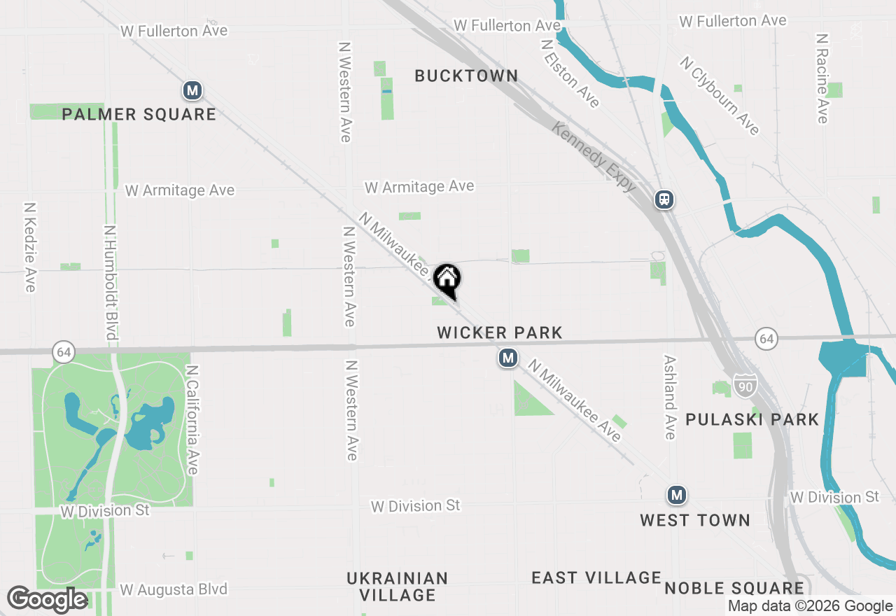 Map of 2138 W Caton Street, Chicago, IL 60647