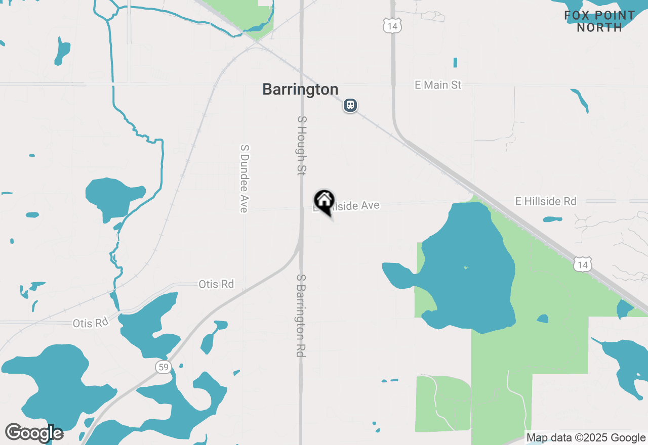 Map of 727 S Cook Street, Barrington, IL 60010