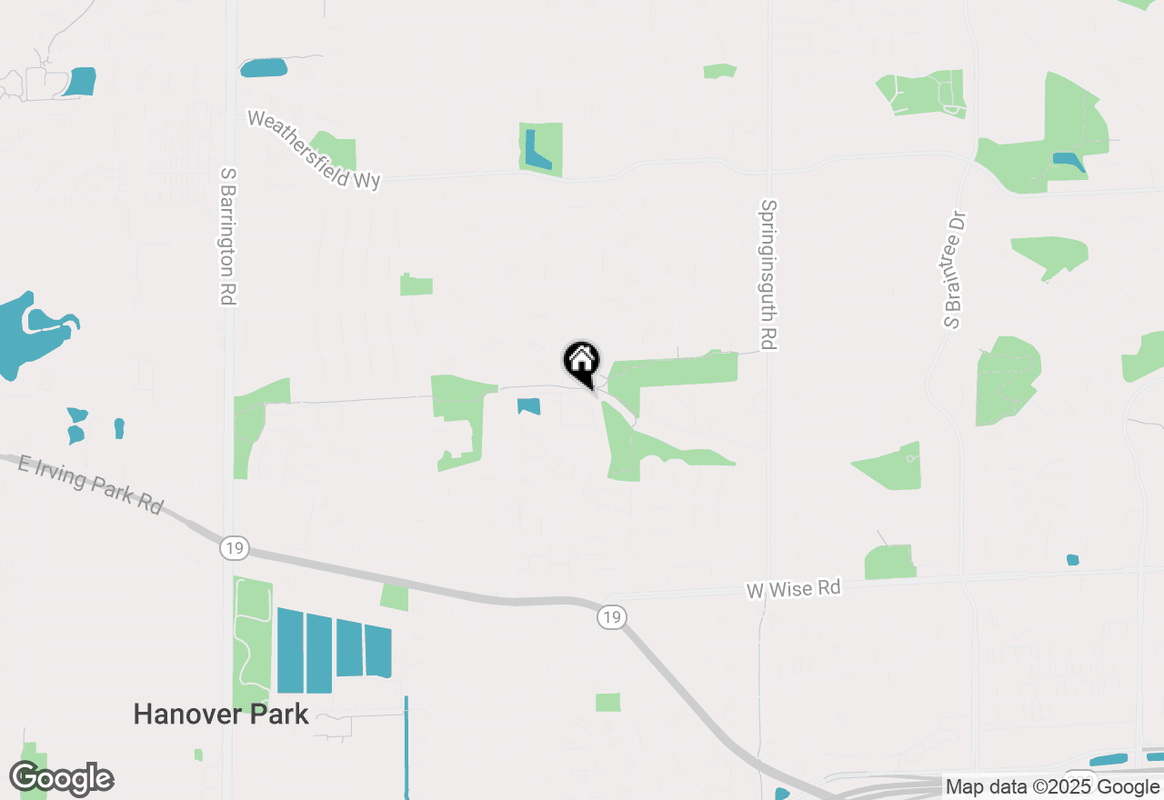 Map of 713 Bolton Way, Hanover Park, IL 60133