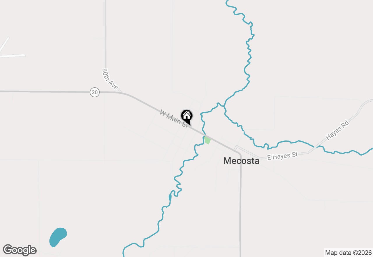 Map of 601 W Main Street, Mecosta, MI 49332