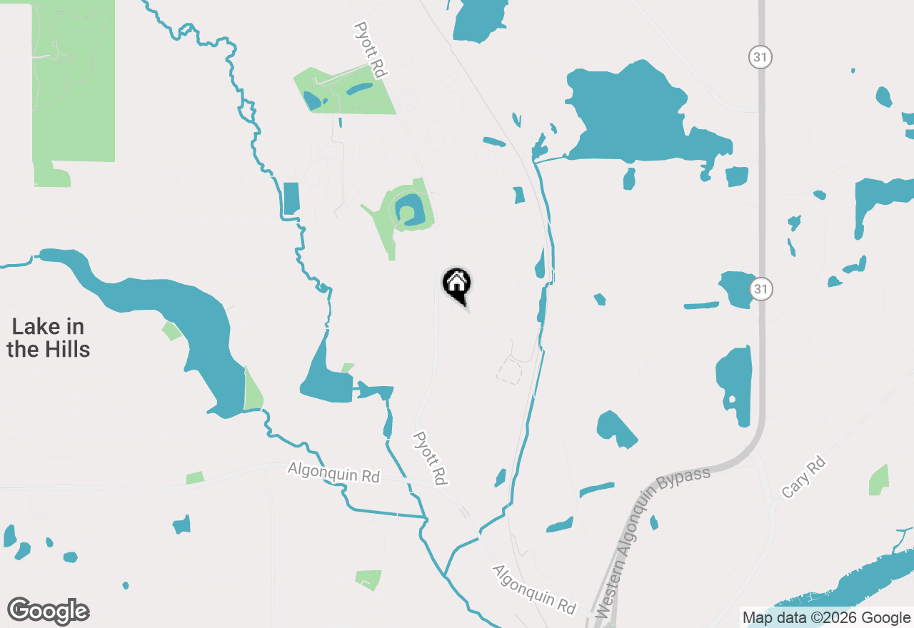 Map of 6 Elizabeth Court, Lake In The Hills, IL 60156