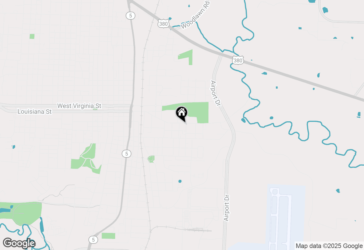 Map of 1006 Greenville Road, Mckinney, TX 75069